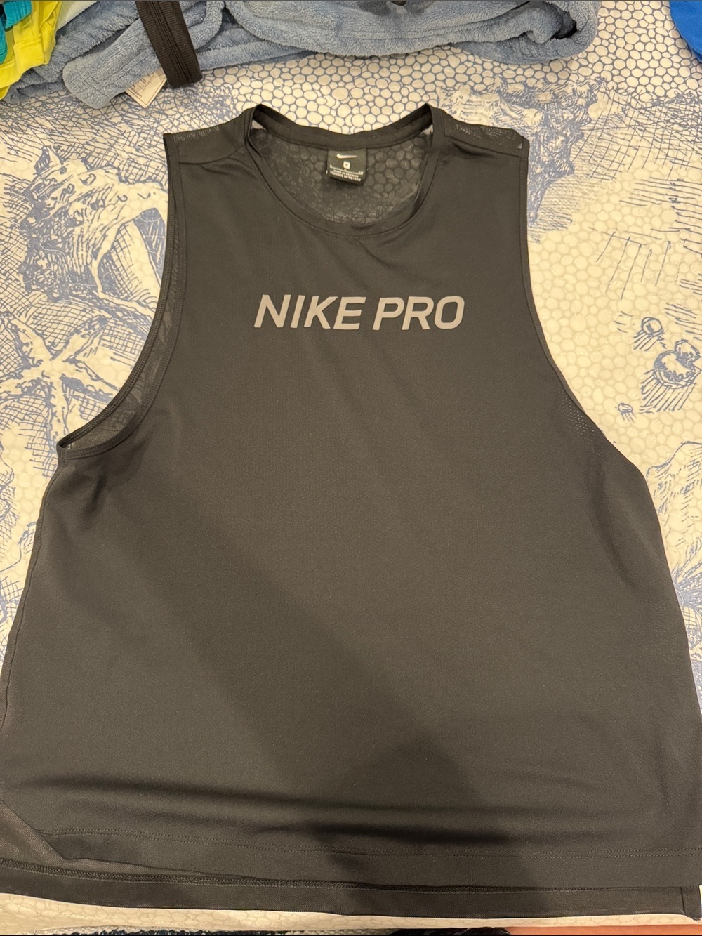 Nike Black NIKE PRO Sleeveless Training Tank